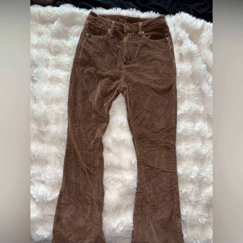 SHEIN Brown Boot Cut Jeans